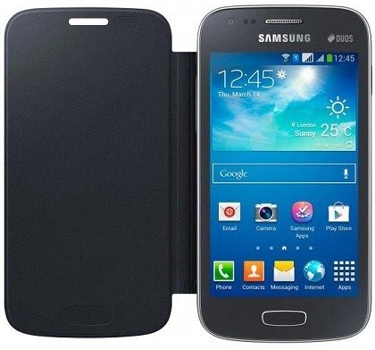 Samsung Galaxy ACE 3 etui Flip Cover EF-FS727LB - granatowy