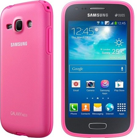 Samsung Galaxy ACE 3 etui Protective Cover+ EF-PS727BP - różowy