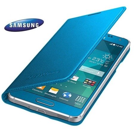 Samsung Galaxy Alpha etui Flip Cover EF-FG850BL - niebieski