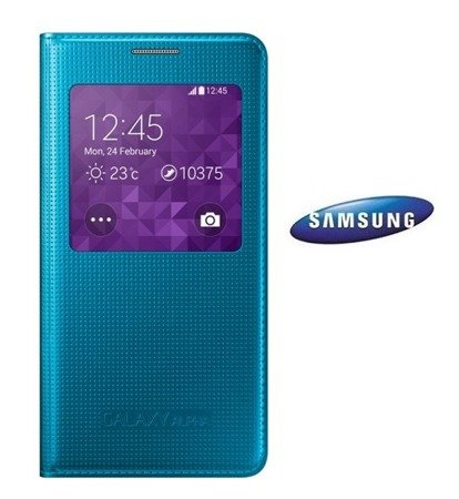 Samsung Galaxy Alpha etui S View Cover EF-CG850BL - niebieski