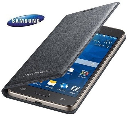 Samsung Galaxy GRAND Prime etui Flip Wallet EF-WG530BS - grafitowy