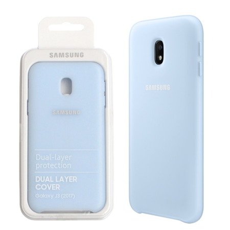 Samsung Galaxy J3 2017 etui Dual Layer EF-PJ330CLEGWW - niebieskie