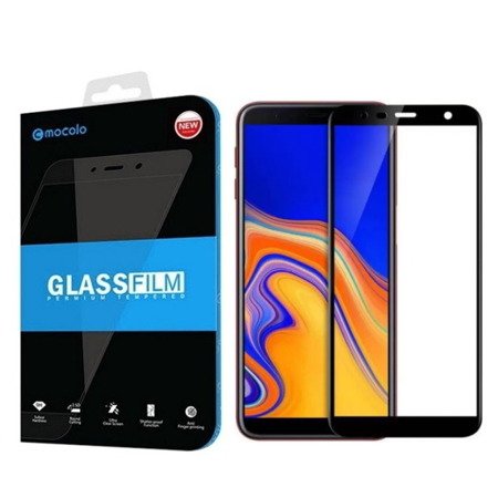 Samsung Galaxy J4 Plus 2018 szkło hartowane na cały wyświetlacz Mocolo - czarne