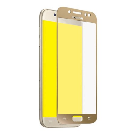Samsung Galaxy J5 2017 szkło hartowane 5D na cały wyświetlacz - złote