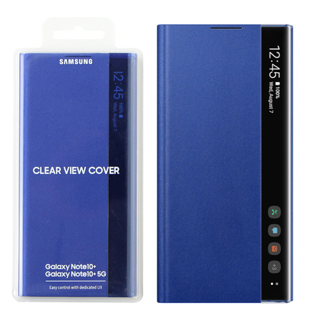 Samsung Galaxy Note 10 Plus etui Smart Clear View Cover EF-ZN975CLEGWW - niebieskie