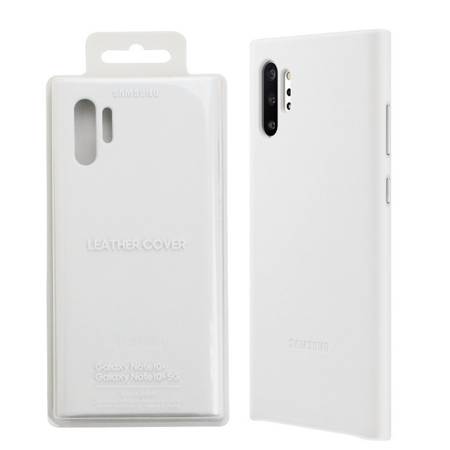 Samsung Galaxy Note 10 Plus etui skórzane Leather Cover EF-VN975LWEGWW - białe