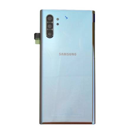 Samsung Galaxy Note 10 Plus klapka baterii - srebrna (Aura Glow)