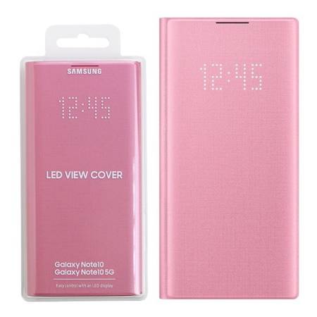 Samsung Galaxy Note 10 etui LED View Cover EF-NN970PPEGWW - różowy