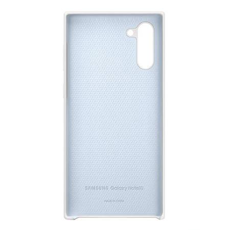 Samsung Galaxy Note 10 etui Silicone Cover EF-PN970TWEGWW -  białe