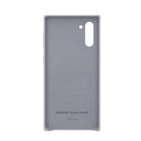Samsung Galaxy Note 10 etui skórzane Leather Cover EF-VN970LJEGWW - szare