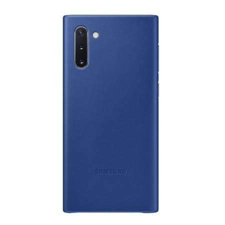 Samsung Galaxy Note 10 etui skórzane Leather Cover EF-VN970LLEGWW - niebieskie