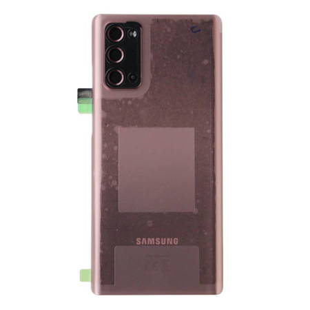 Samsung Galaxy Note 20 5G klapka baterii - brązowa (Mystic Bronze)