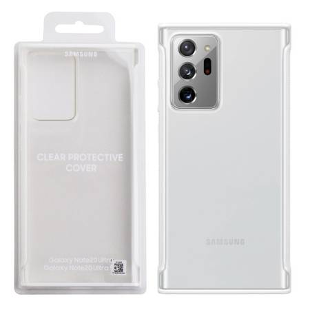 Samsung Galaxy Note 20 Ultra etui Clear Protective Cover EF-GN985CWEGWW - transparentne z białą ramką
