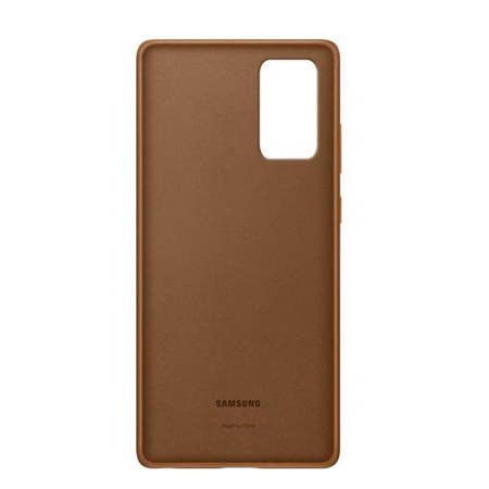 Samsung Galaxy Note 20 etui skórzane Leather Cover EF-VN980LAEGWW - brązowe