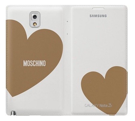Samsung Galaxy Note 3 etui Flip Wallet EF-EN900BD - biało-złoty