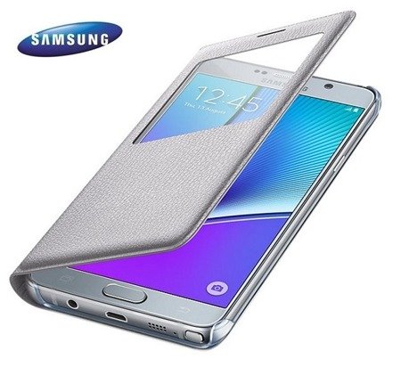 Samsung Galaxy Note 5 etui S View Cover EF-CN920PSEGWW - srebrny