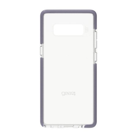 Samsung Galaxy Note 8 etui GEAR4 Piccadilly SN8PICODG - transparentny z fioletową ramką