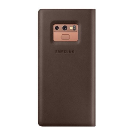Samsung Galaxy Note 9 etui Leather Wallet Cover EF-WN960LAEGWW - brązowy