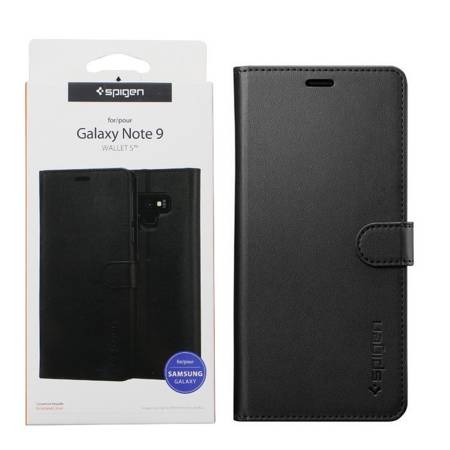 Samsung Galaxy Note 9 etui z klapką Spigen Wallet S 599CS24579 - czarne