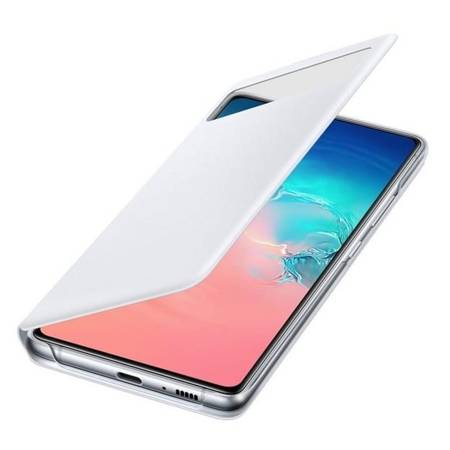Samsung Galaxy S10 Lite etui S View Wallet Cover EF-EG770PWEGEU - 	białe