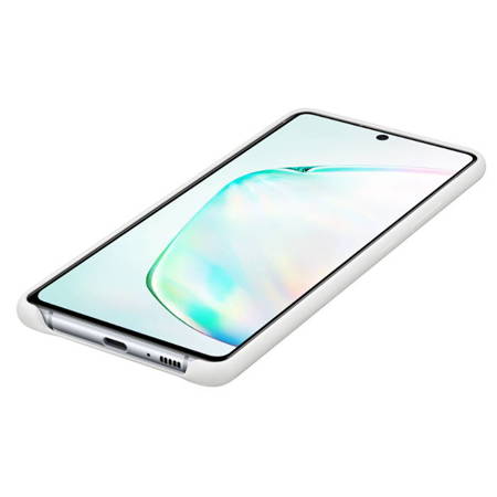 Samsung Galaxy S10 Lite etui Silicone Cover EF-PG770TWEGEU - biały