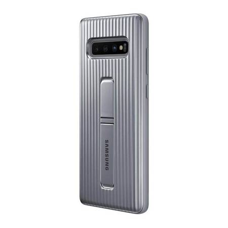 Samsung Galaxy S10 Plus etui Protective Standing Cover EF-RG975CSEGWW - srebrny