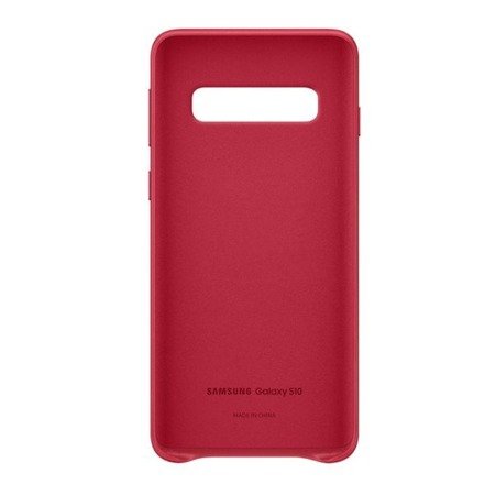 Samsung Galaxy S10 etui skórzane Leather Cover EF-VG973LREGWW - czerwony