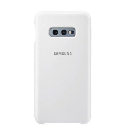 Samsung Galaxy S10e etui Silicone Cover EF-PG970TWEGWW - białe