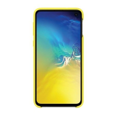 Samsung Galaxy S10e etui Silicone Cover EF-PG970TYEGWW - żółte