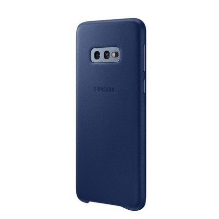 Samsung Galaxy S10e etui skórzane Leather Cover EF-VG970LNEGWW - granatowe