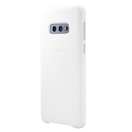 Samsung Galaxy S10e etui skórzane Leather Cover EF-VG970LWEGWW - białe
