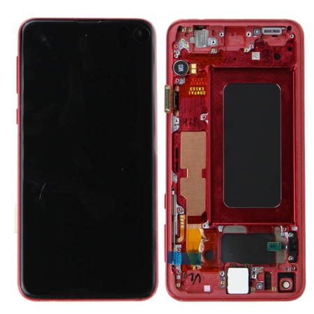 Samsung Galaxy S10e wyświetlacz LCD - czerwony