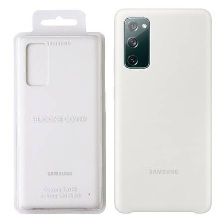 Samsung Galaxy S20 FE etui Silicone Cover EF-PG780TWEGEU - białe