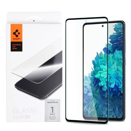 Samsung Galaxy S20 FE szkło hartowane na cały wyświetlacz Spigen Glas.TR Slim HD AGL02200- czarne