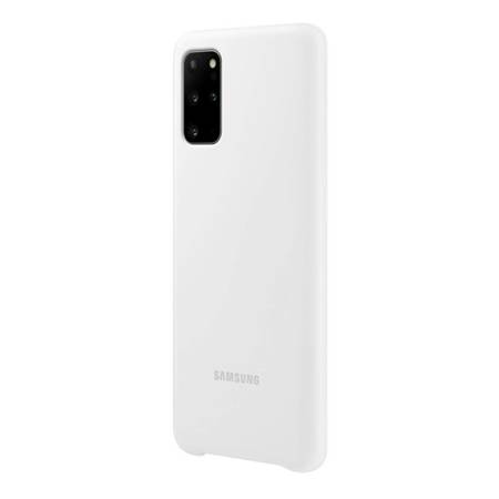 Samsung Galaxy S20 Plus etui Silicone Cover EF-PG985TWEGEU - biały