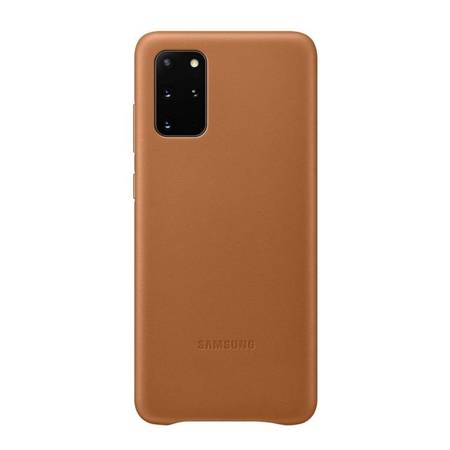 Samsung Galaxy S20 Plus etui skórzane Leather Cover EF-VG985LAEGWW -  brązowe