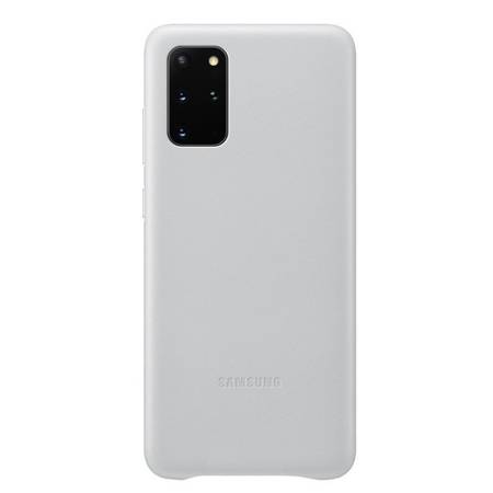 Samsung Galaxy S20 Plus etui skórzane Leather Cover EF-VG985LSEGEU -  jasnoszary
