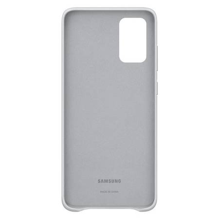 Samsung Galaxy S20 Plus etui skórzane Leather Cover EF-VG985LSEGEU -  jasnoszary