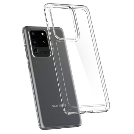 Samsung Galaxy S20 Ultra etui Spigen Crystal Hybrid ACS00746 - transparentne