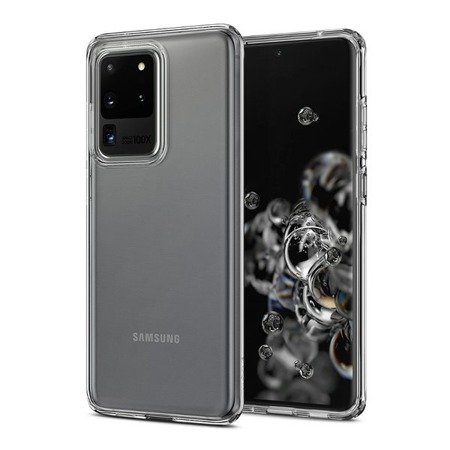 Samsung Galaxy S20 Ultra etui silikonowe Spigen Liquid Crystal ACS00709 - transparentne