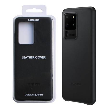 Samsung Galaxy S20 Ultra etui skórzane Leather Cover EF-VG988LBEGWW - czarne