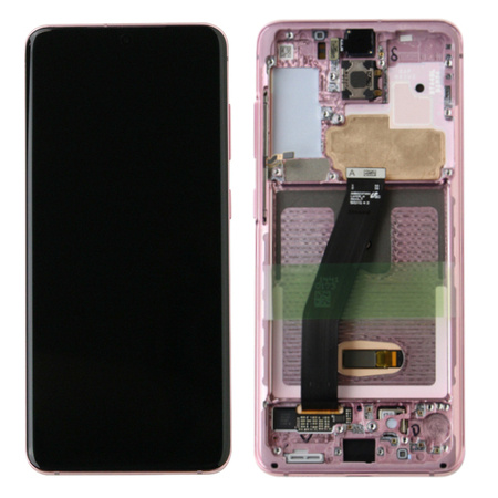 Samsung Galaxy S20 wyświetlacz LCD - różowy