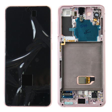 Samsung Galaxy S21 5G wyświetlacz LCD -  różowy (Phantom Pink)