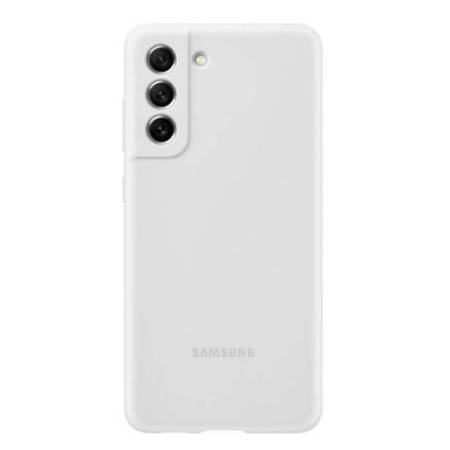 Samsung Galaxy S21 FE 5G etui Silicone Cover EF-PG990TWEGWW - białe