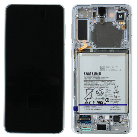 Samsung Galaxy S21 Plus 5G wyświetlacz LCD - srebrny (Phantom Silver)
