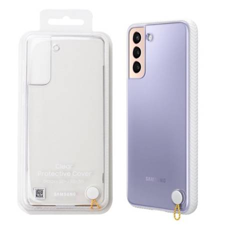 Samsung Galaxy S21 Plus etui Clear Protective Cover EF-GG996CWEGWW - transparentne z białą ramką