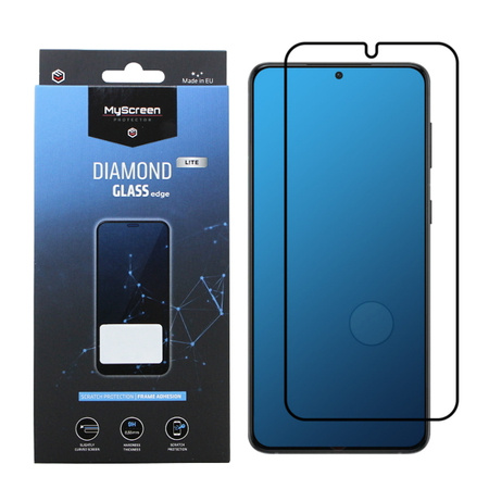 Samsung Galaxy S21 Plus szkło hartowane na cały wyświetlacz MyScreen Diamond Glass Lite Edge - czarne
