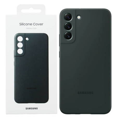 Samsung Galaxy S22 Plus etui Silicone Cover EF-PS906TGEGWW -  zielony (Forest Green)