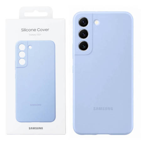 Samsung Galaxy S22 Plus etui Silicone Cover EF-PS906TLEGWW - niebieskie (Arctic Blue)