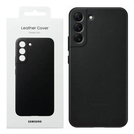 Samsung Galaxy S22 Plus etui skórzane Leather Cover EF-VS906LBEGWW - czarne